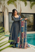 NOOR SERENITY TWILL NET SILK SUIT SET OF 3