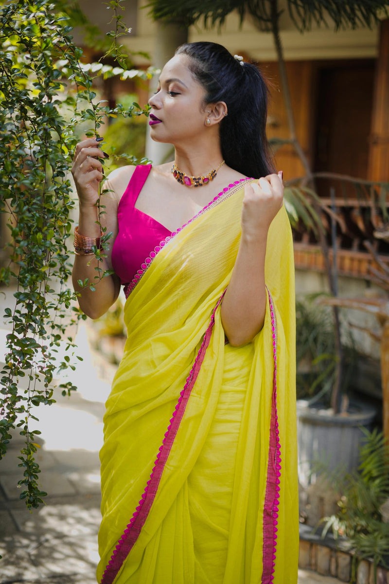 DESIGNER LOOK MUL-MUL COTTON SAREE