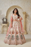 DESIGNER LEHENGA WITH PAISLEY MOTIFS & WHITE DORI WORK – FESTIVE & BRIDAL WEAR