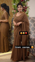 DESIGNER LOOK PARTY WEAR GOWN SAREE