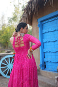 SOPHISTICATED PINK NAVRATRI ENSEMBLE TRADITIONAL & STYLISH