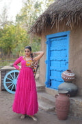 SOPHISTICATED PINK NAVRATRI ENSEMBLE TRADITIONAL & STYLISH